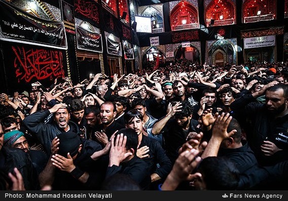 عزاداری اربعین حسینی در کربلا(تصاویر)