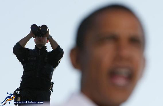 اوباما و بادی گاردهایش (تصاویر)