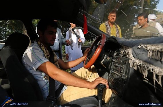 تصاویر دیدنی از آموزش رانندگی بانوان در افغانستان