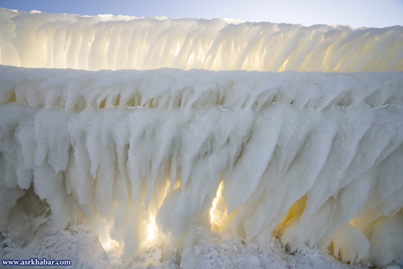 تصاویر حیرت انگیز از یخ زدن