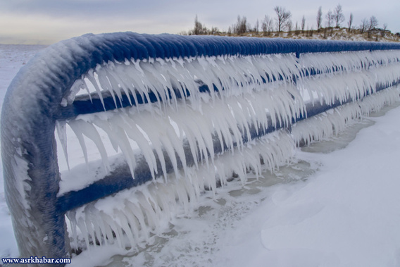 تصاویر حیرت انگیز از یخ زدن