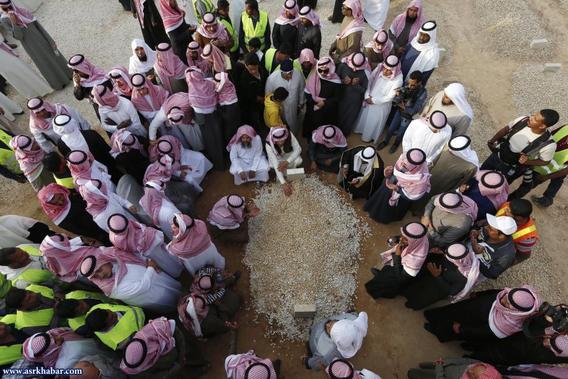 تصاویر جدید از تشییع جنازه شاه عربستان