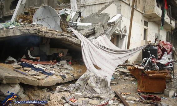 تصاویر ناراحت کننده از روی دیگر زندگی در غزه
