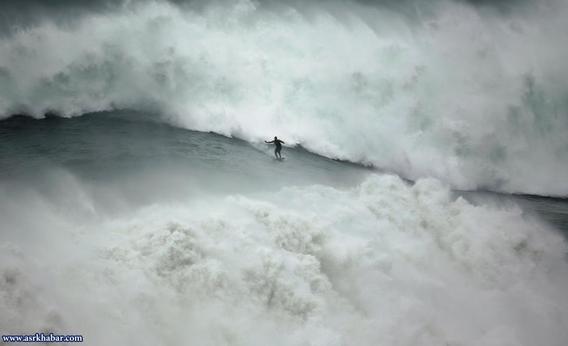 تصاویر جالب از عظیم ترین موج های جهان