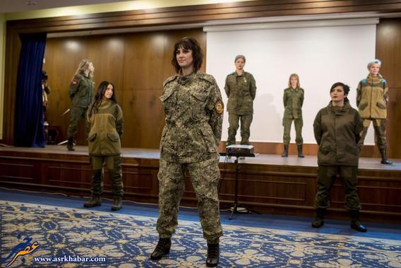 مسابقه ملکه زیبایی ارتش مخالفان اوکراین(تصاویر)