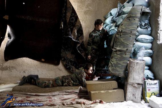 تصاویر ارتش زنان سوریه