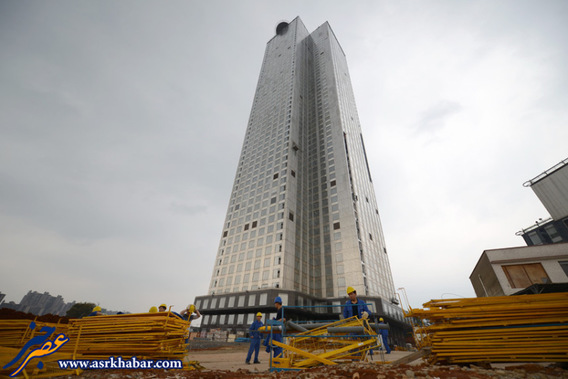 57 طبقه برج 19 روزه ساخته شد (تصاویر)