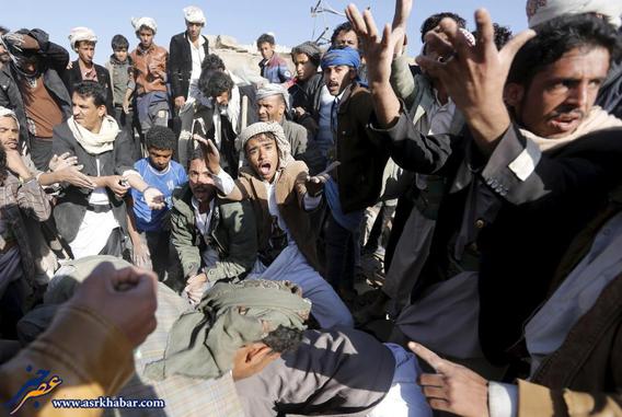 کشتار مردم یمن توسط عربستان و دوستان (تصاویر)