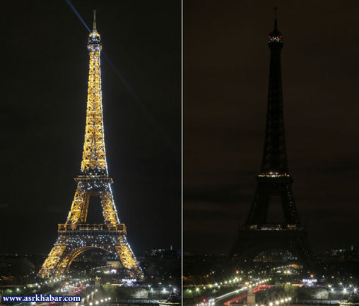 تصاویر: برج های جهان خاموش شدند