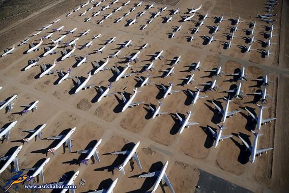 تصاویر جالب از گورستان هواپیماها