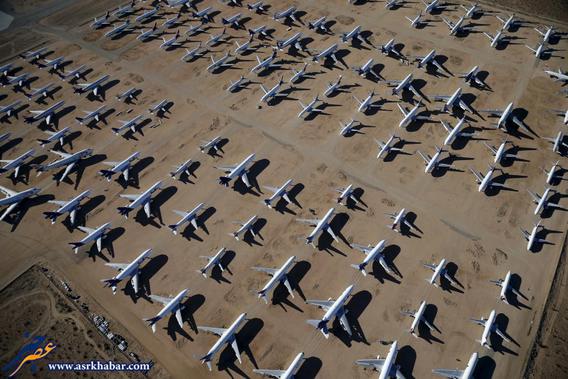 تصاویر جالب از گورستان هواپیماها