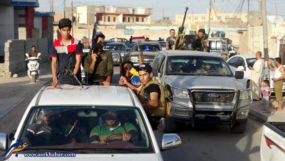 حمله داعش و فرار مردم از الرمادی عراق (عکس)