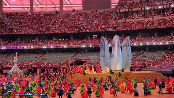 تصاویر دیدنی از اختتامیه المپیک اروپا در باکو