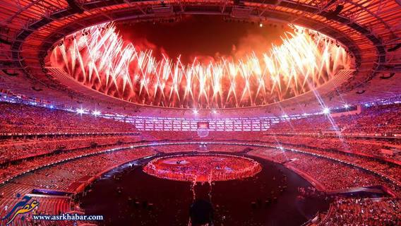 تصاویر دیدنی از اختتامیه المپیک اروپا در باکو