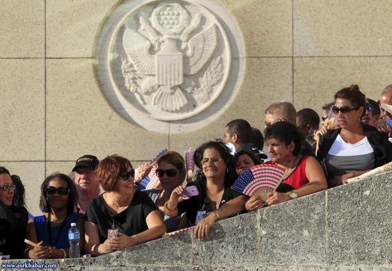 بازگشایی رسمی سفارت آمریکا در کوبا (عکس)