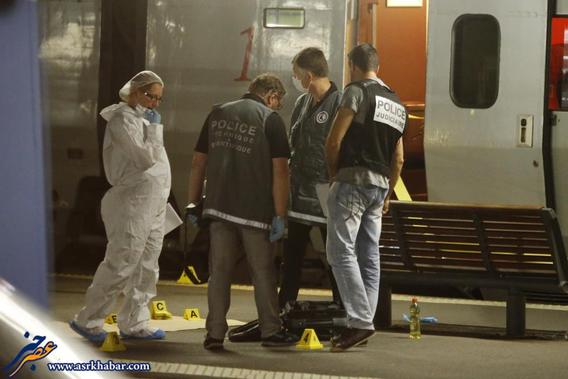 حمله مسلحانه در قطار پاریس (عکس)