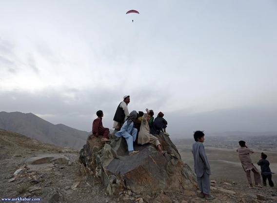 یک تفریح جالب در افغانستان (عکس)