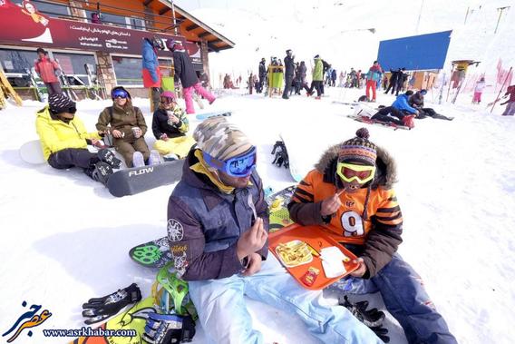 تصاویر رسانه انگلیسی از اسکی در ایران