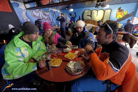 تصاویر رسانه انگلیسی از اسکی در ایران