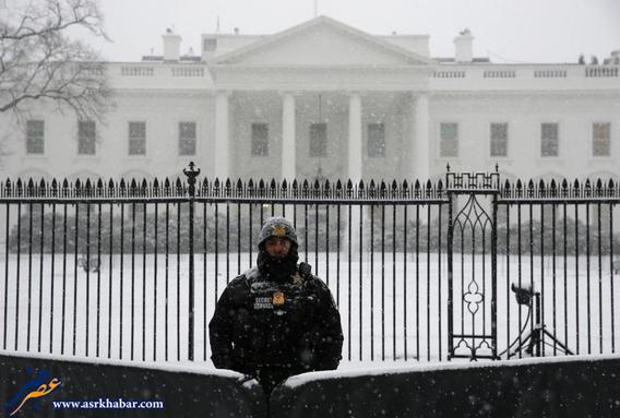 آمریکا را برف خفه کرد! (عکس)