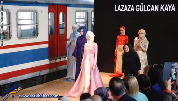 برگزاری اولین شو لباس سنگین زنان در ترکیه (+عکس)