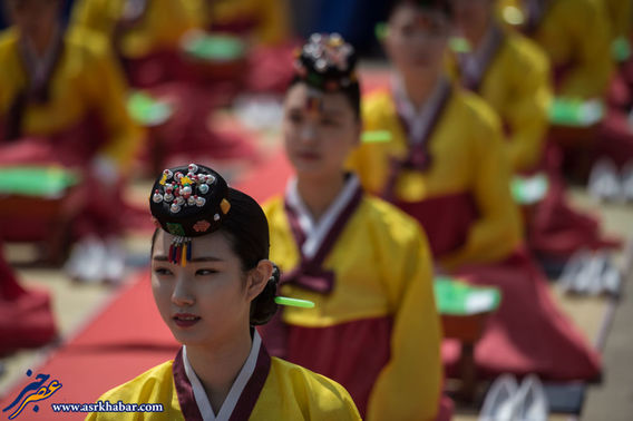 جشن تکلیف زنان و مردم کره جنوبی (عکس)