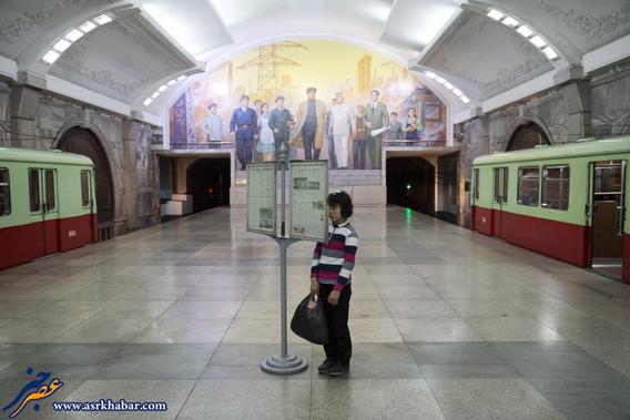 اینجا متروی کره شمالی است (عکس)