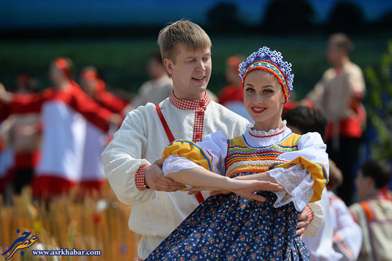 تصاویر: نقش زنان در جشن فرهنگی روسیه