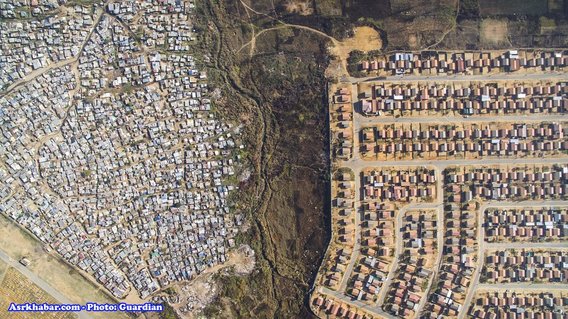 یک خیابان؛ فاصله فقر و ثروتمند مطلق (+عکس)