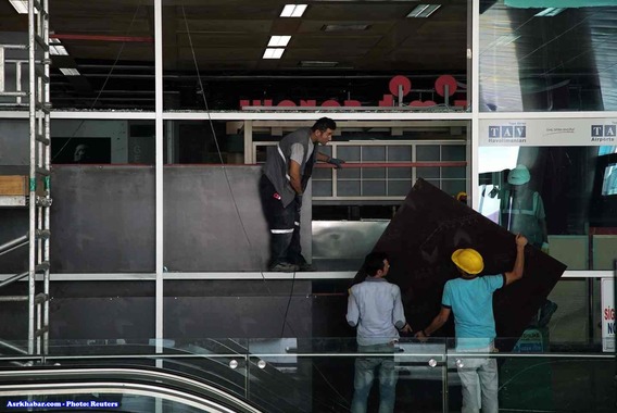 تصاوير: فرودگاه استانبول، پس از عمليات تروريستي