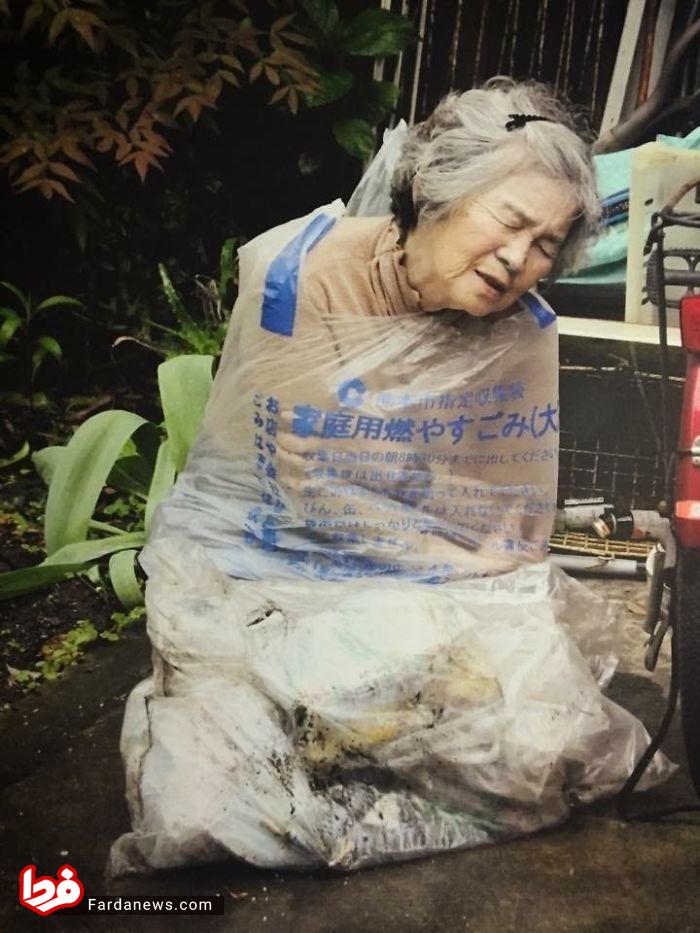 مادربزرگ ۸۹ ساله ای که خود را سوژه می کند!(تصاویر)